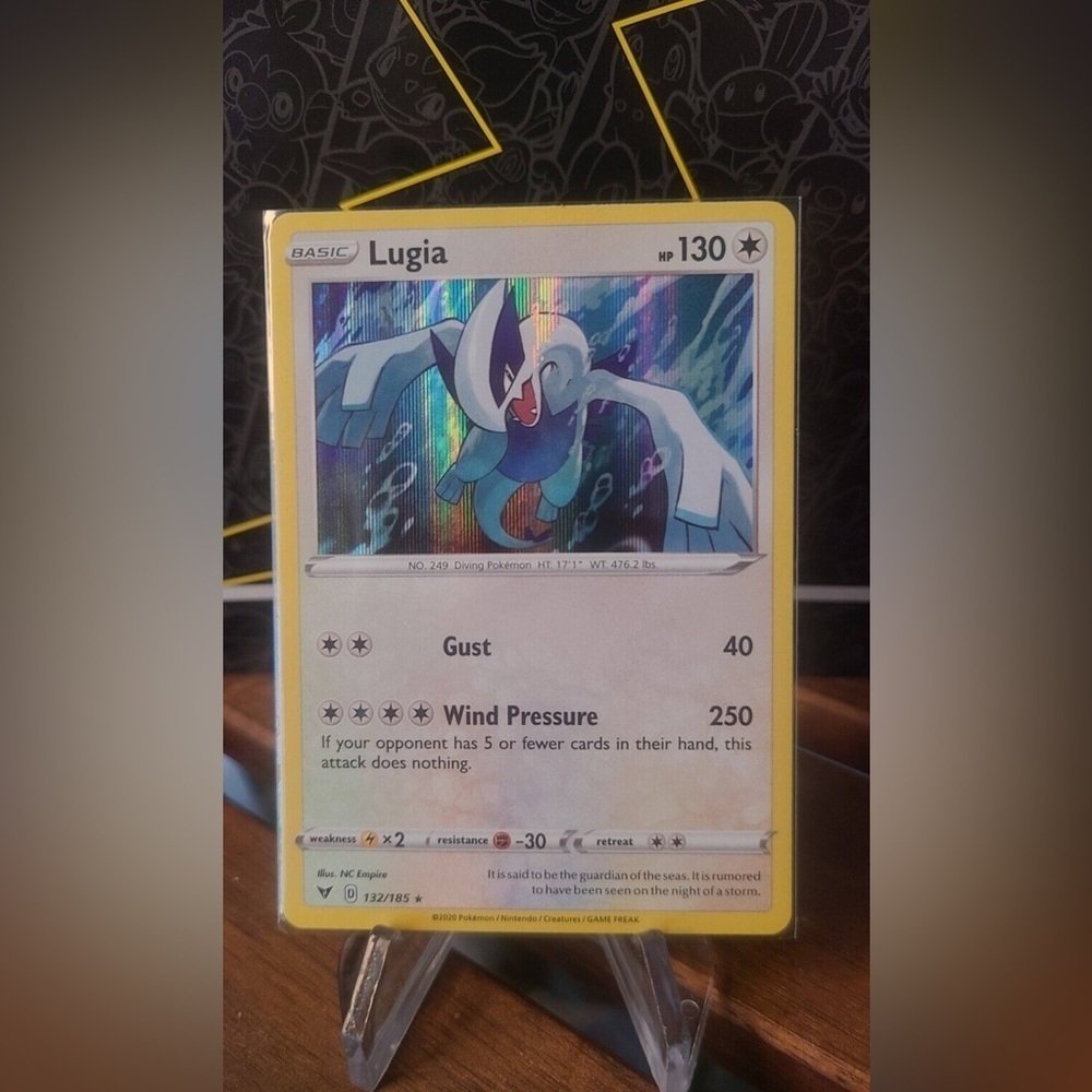 Lugia 132/185 Pokemon TCG Vivid Voltage Holo Rare